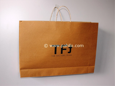 Brown Craft Paper Bag Wide