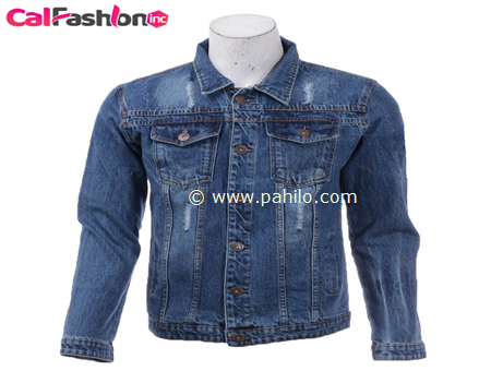 Blue Denim Grunz Jeans Jacket For Men