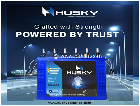 HUSKY TALL TUBULAR BATTERY